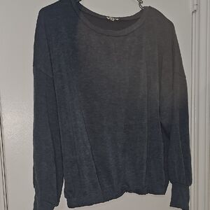 Main Strip Dark Gray Crew Neck Sweater